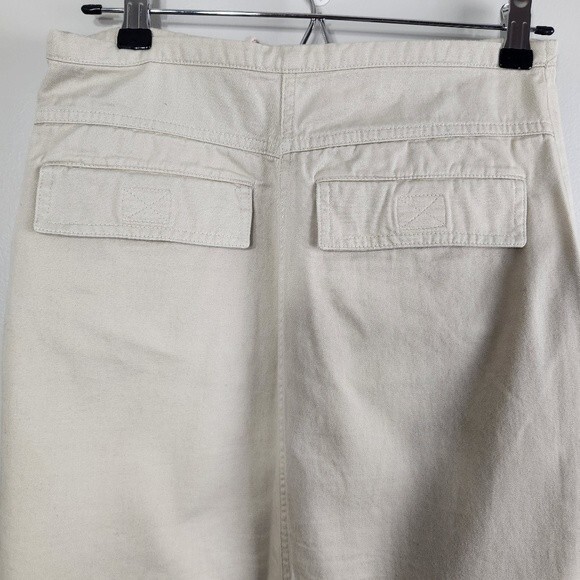 VTG Esprit Khaki Maxi Skirt  Y2K Size 8 classic - Picture 4 of 12